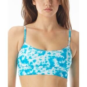 Sundazed Bikini Top Juniors Small Tie Dye Bralette Blue Beach Vacation NEW